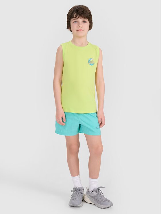 4F 4F Smanicato 4FJWSS25TSLEM162-45S Verde Regular Fit