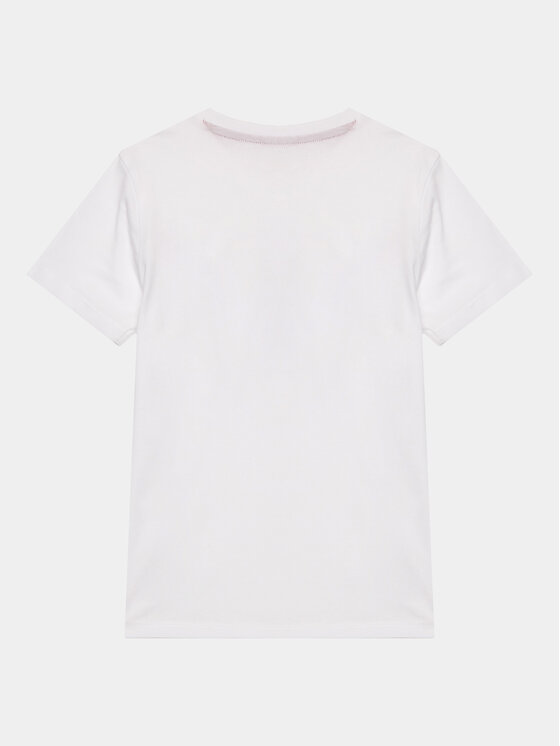 Guess Guess T-Shirt L3BI41 K8HM4 Biały Regular Fit