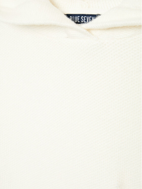 Blue Seven Blue Seven Felpa 576194 Bianco Regular Fit