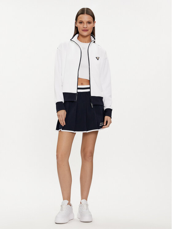 Guess Guess Mikina Mylah V4GQ02 KBFB2 Bílá Regular Fit