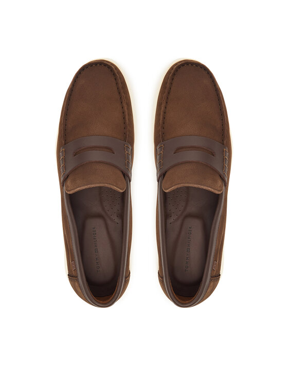 Tommy Hilfiger Tommy Hilfiger Mokaszin Mix FM0FM05785 Barna