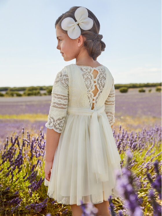 Abel & Lula Abel & Lula Elegantne kleit 5018 Beež Regular Fit