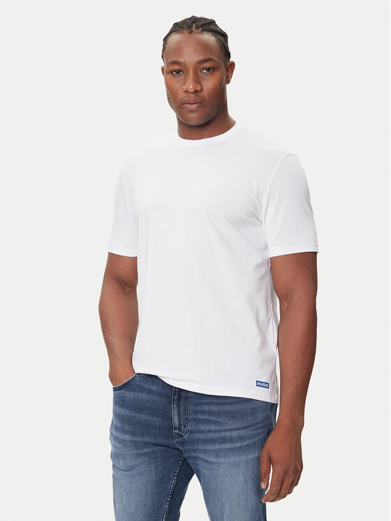 HUGO HUGO Souprava triček Naolo 50546933 Bílá Regular Fit