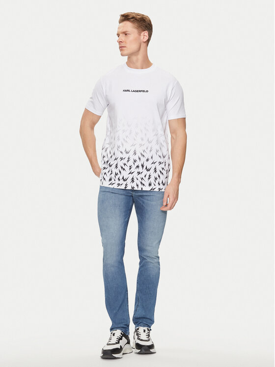 KARL LAGERFELD KARL LAGERFELD Jeansy 265840 542833 Modrá Regular Fit