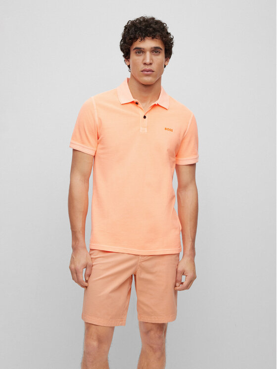 Polo 50468576 Arancione Slim Fit