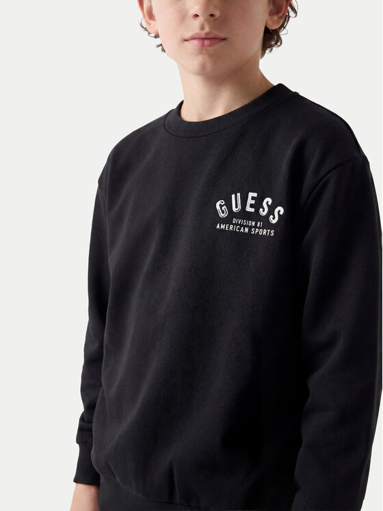 Guess Guess Μπλούζα L6YQ04 K4026 Μαύρο Regular Fit