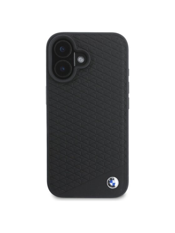 BMW Motorsport BMW Motorsport Etui na telefon Sign Leather Diamond Metal Logo Czarny