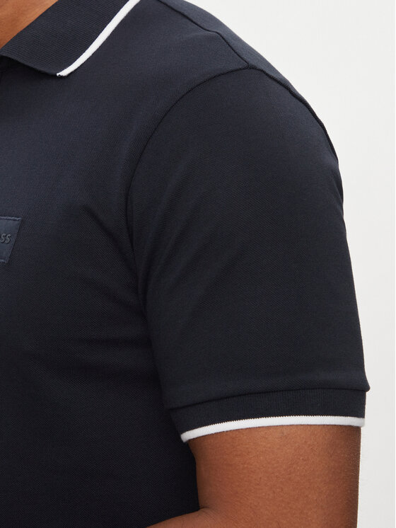 BOSS Boss Polokošeľa Passertip 50507699 Tmavomodrá Slim Fit