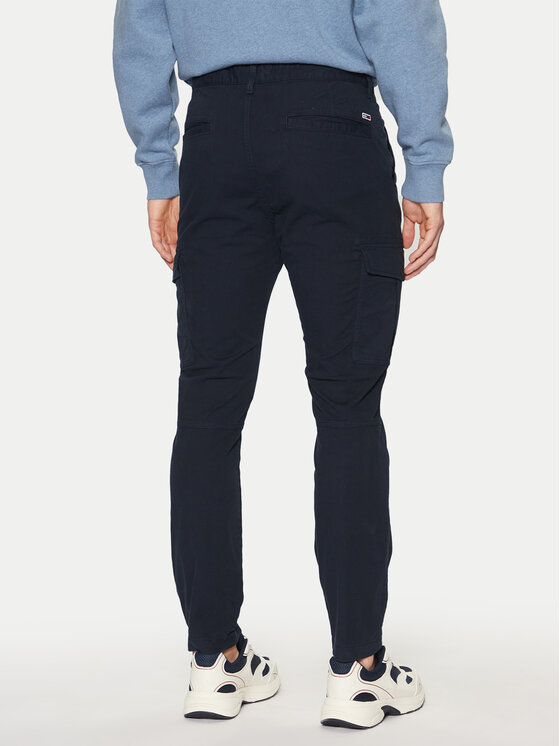Tommy Jeans Tommy Jeans Szövet nadrág Austin DM0DM20281 Sötétkék Regular Fit
