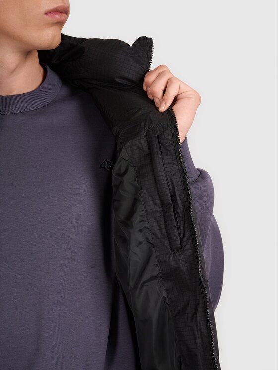 4F 4F Gilet 4FWAW25TVJAM229-20S Nero Regular Fit