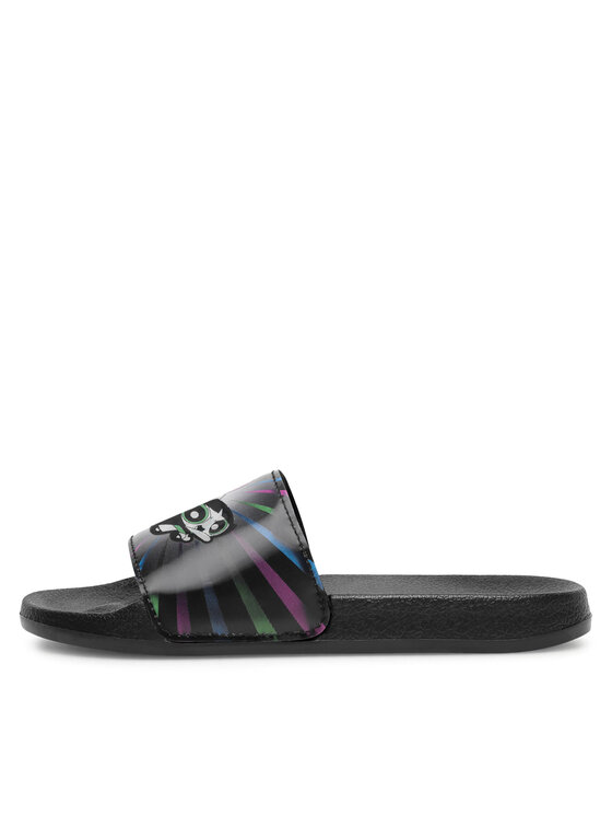 Powerpuff Girls Powerpuff Girls Şlapi SS24-172PPG Negru