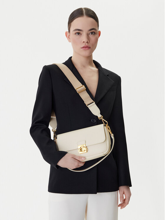 Coccinelle Torebka U4K Coccinelle C-Me Lock E1 U4K 12 02 01 Écru