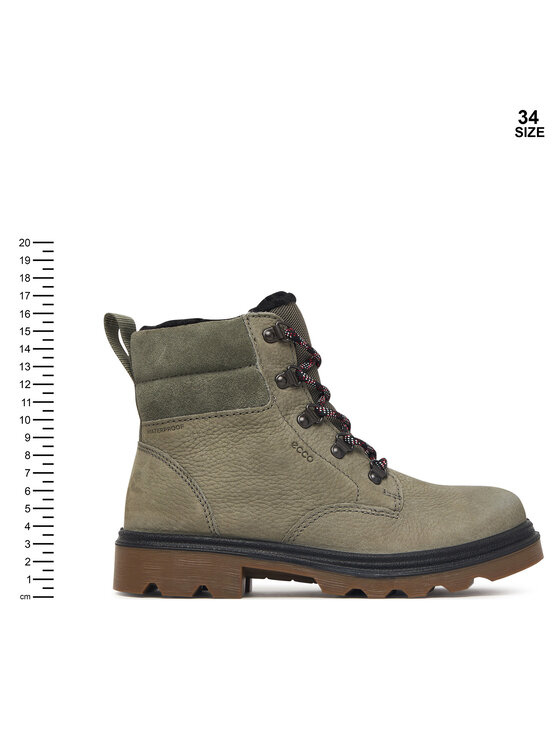 ECCO ECCO Turistická obuv Grainer K 72829261850 Světle zelená