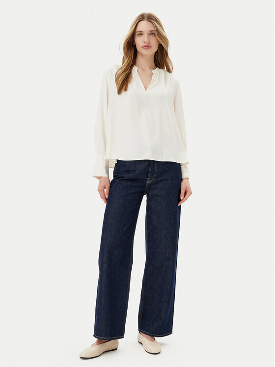 Tommy Hilfiger Tommy Hilfiger Blúz WW0WW44049 Ekru Regular Fit