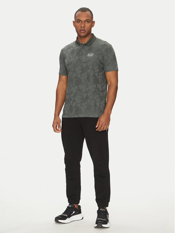 EA7 Emporio Armani EA7 Emporio Armani Polo 7M000049 AF13917 U8109 Szary Regular Fit