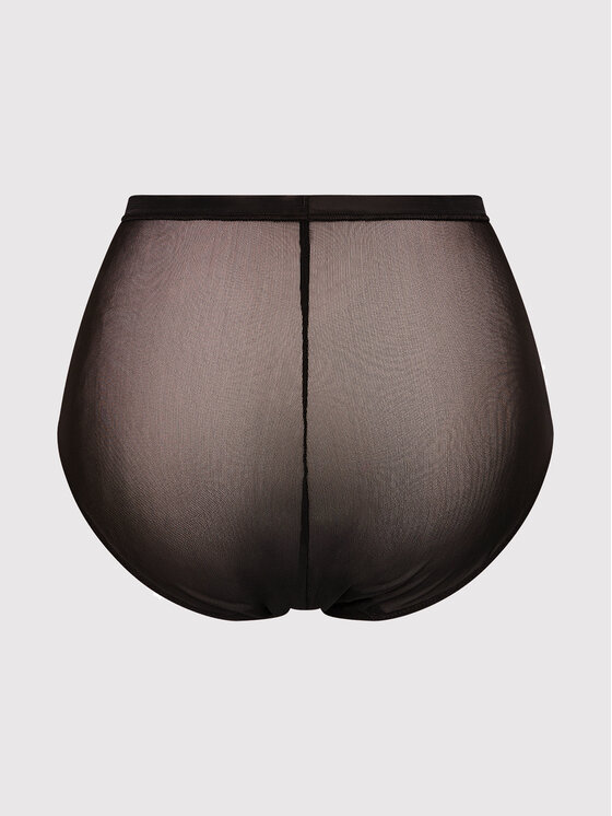 SPANX Класически бикини с висока талия Spotlight On Lace 10218R Черен