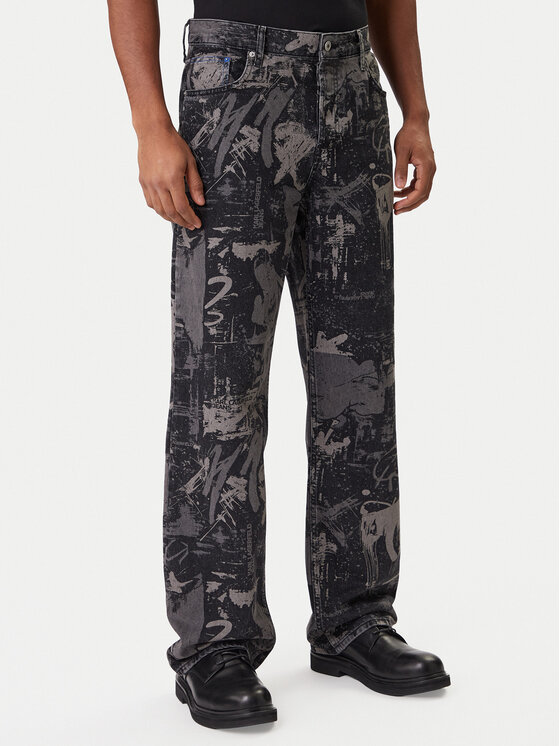 Karl Lagerfeld Jeans Karl Lagerfeld Jeans Blugi B1M10058 Gri Regular Fit
