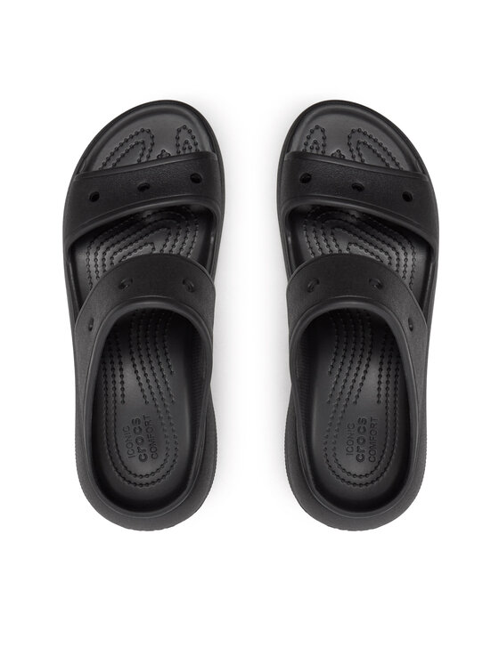 Crocs Crocs Şlapi Classic Crush Sandal 207670 Negru
