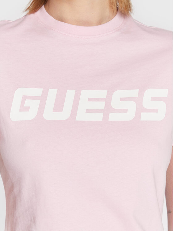 Guess Guess Majica V3RI02 I3Z14 Roza Regular Fit