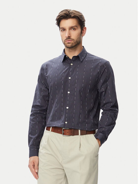 Guess Cămașă M6RH71 WK001 Bleumarin Regular Fit