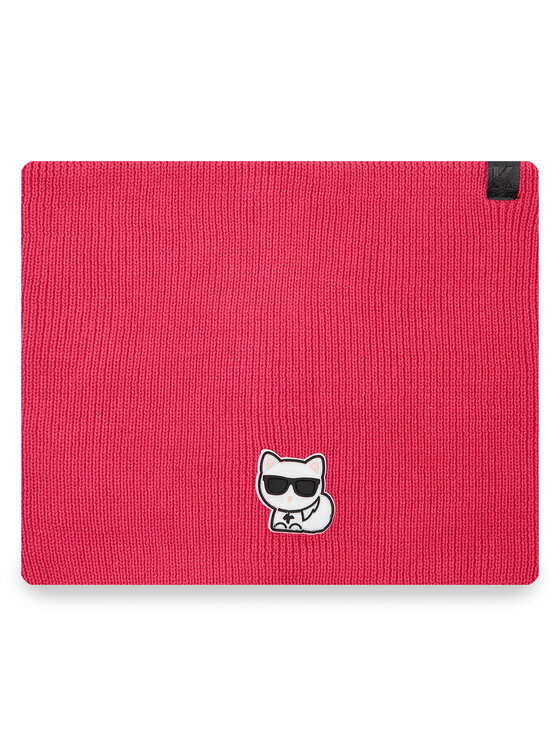 Écharpe à Franges Karl Lagerfeld Beige - Laine Alpaga Et Nylon - Occasion Très Bon état