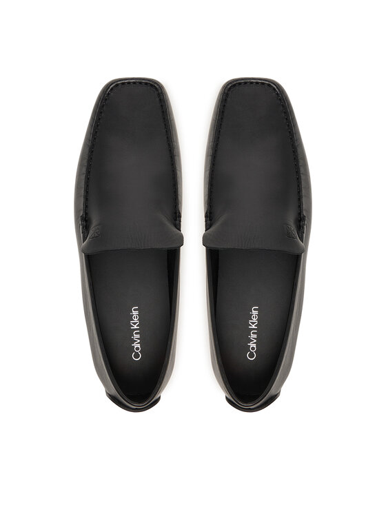 Calvin Klein Calvin Klein Мокасини Driver Penny Embl Lth HM0HM02085 Черен