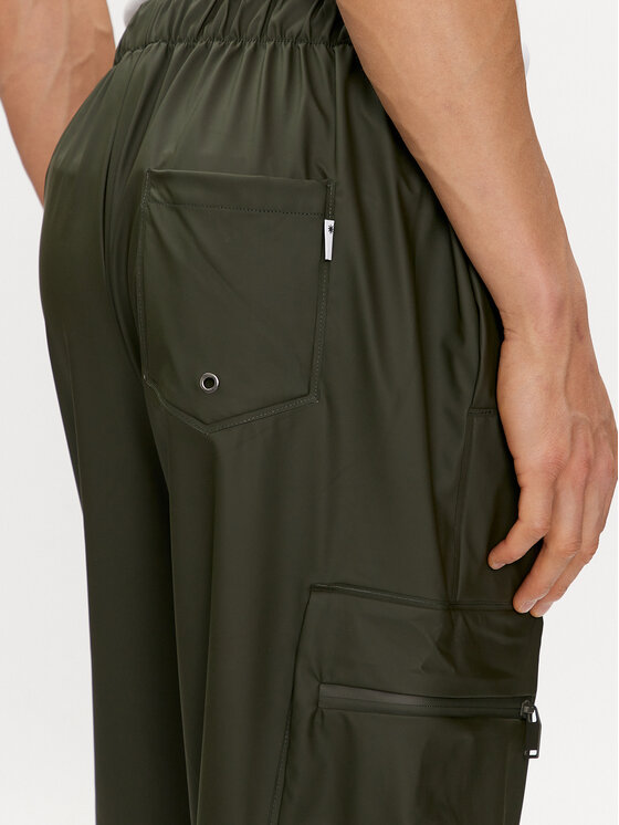 Rains Rains Pantaloni antipioggia Cargo Rain Pants Regular W3 18850 Verde Regular Fit