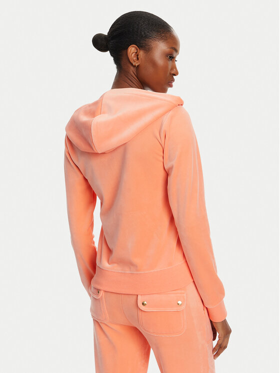Juicy Couture Juicy Couture Світшот Robertson JCAP176 Оранжевий Slim Fit