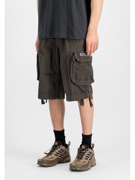 Alpha Industries Alpha Industries Szorty Jet Short Szary Regular Fit