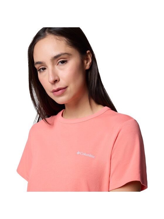 Columbia Columbia T-shirt Columbia Sun Trek W SS II Tee Rosa Regular Fit