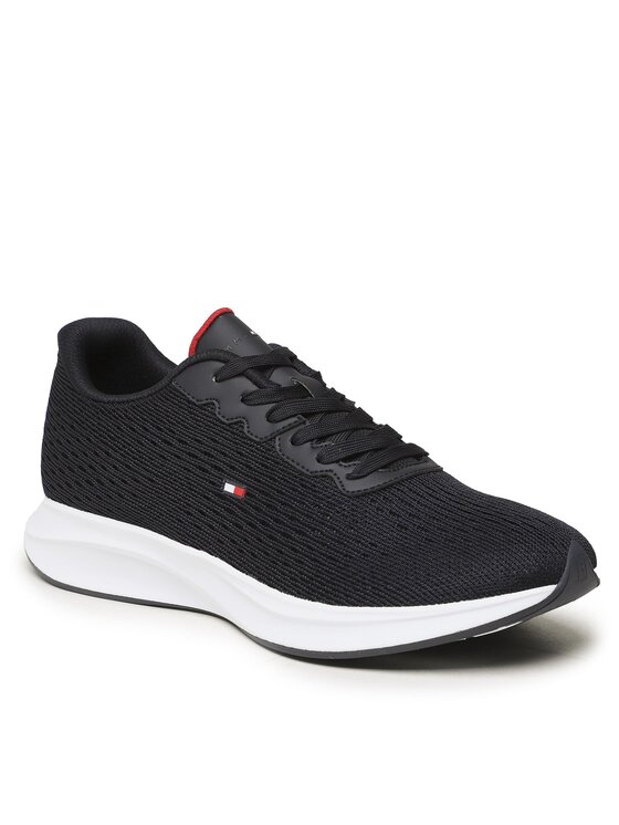 Tommy Hilfiger Superge Lightweight Runner Knit Flag FM0FM04563 Mornarsko modra