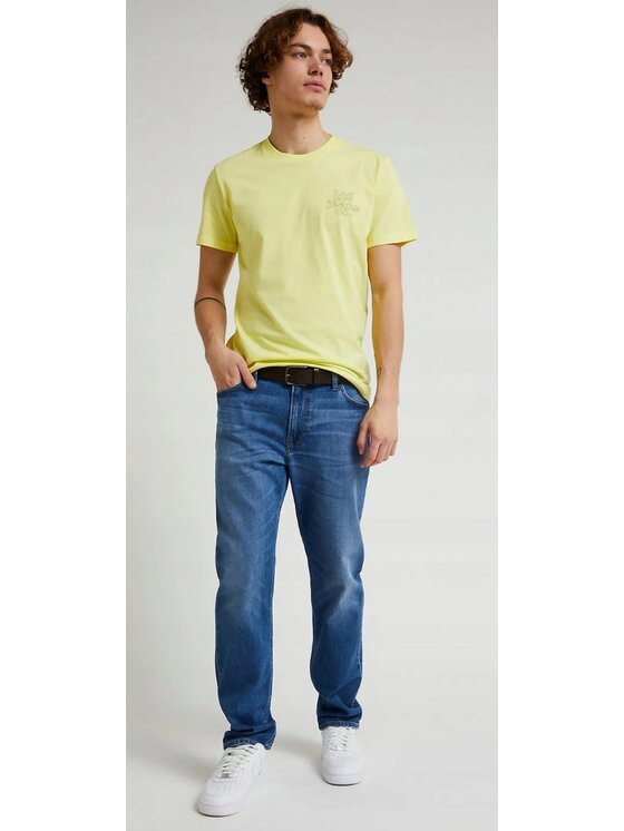 Lee Lee Jeansy West Niebieski Relaxed Fit