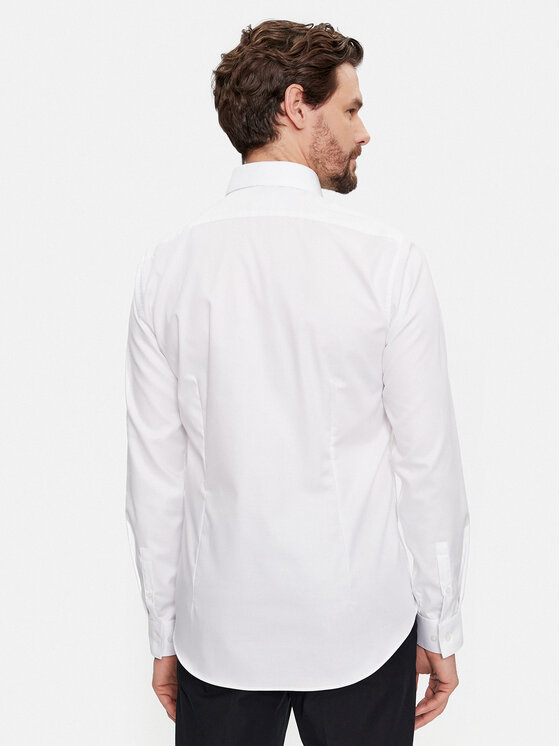 Calvin Klein Calvin Klein Marškiniai K10K108426 Balta Slim Fit