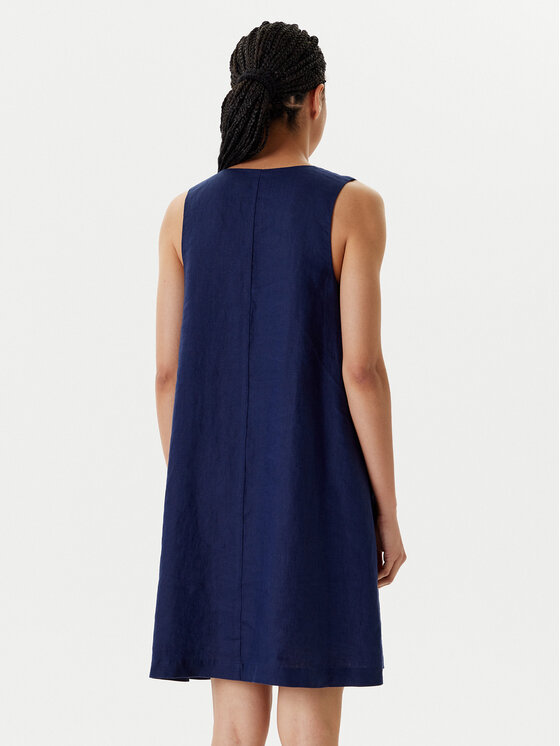United Colors Of Benetton United Colors Of Benetton Sukienka letnia 4AGHDV0AX Granatowy Relaxed Fit