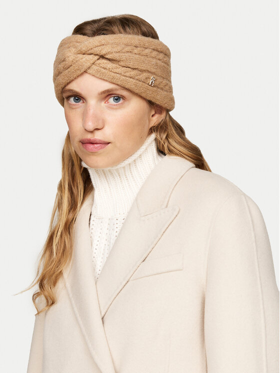 Tommy Hilfiger Tommy Hilfiger Medžiaginė ausų juosta AW0AW16971 Smėlio
