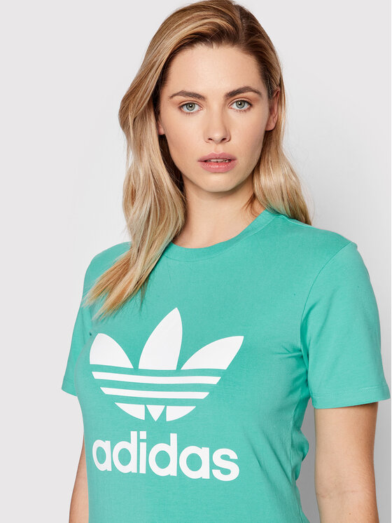 T-shirt adicolor Classics Trefoil HE6869 Verde
