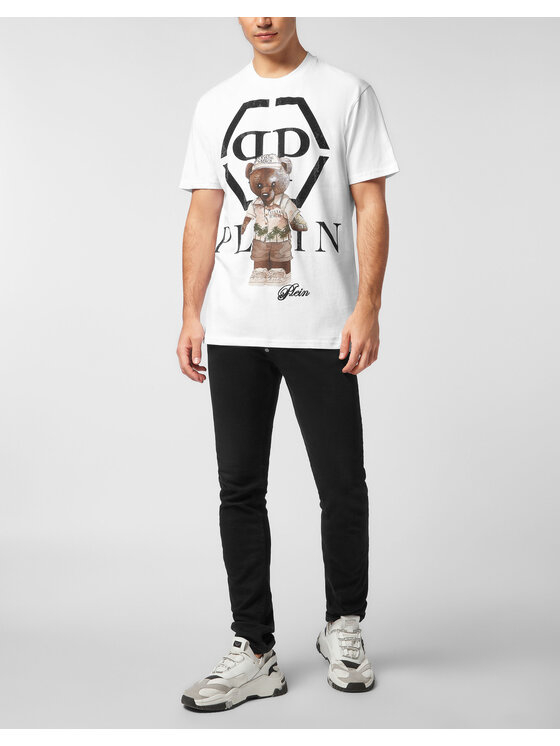 PHILIPP PLEIN PHILIPP PLEIN T-shirt 27065 Bianco Regular Fit