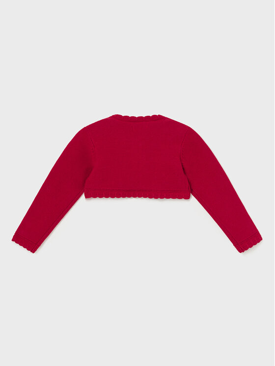 Mayoral Mayoral Cardigan 308 Rosso Regular Fit