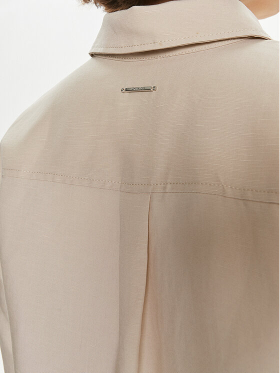 Calvin Klein Calvin Klein Koszula K20K206694 Beżowy Relaxed Fit