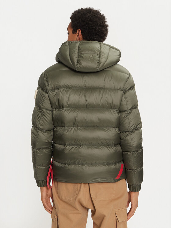After Label After Label Kurtka puchowa Verbier A00038 Zielony Regular Fit