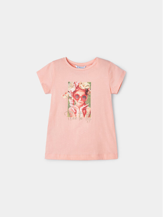 Mayoral Mayoral Футболка 3090 Рожевий Regular Fit