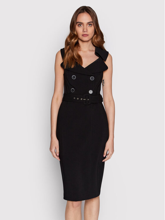 Marciano Guess Marciano Guess Ежедневна рокля Audrey 2GGK29 8502Z Черен Slim Fit