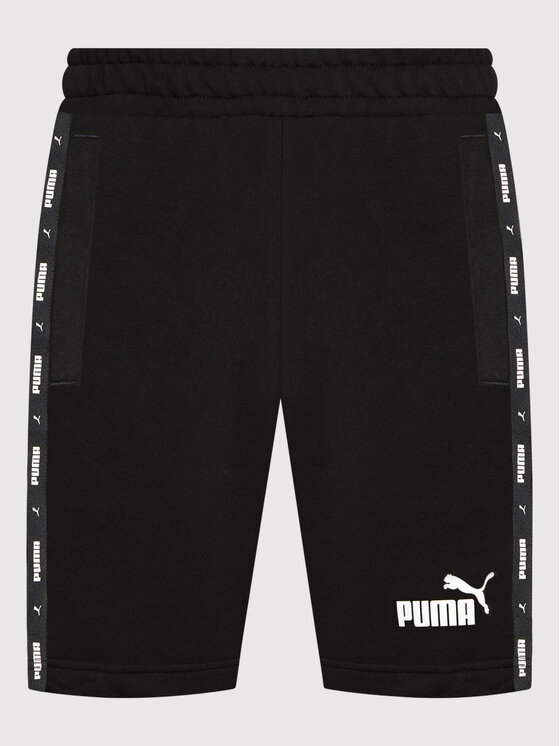 Puma Puma Szorty sportowe Essentials 847387 Czarny Regular Fit