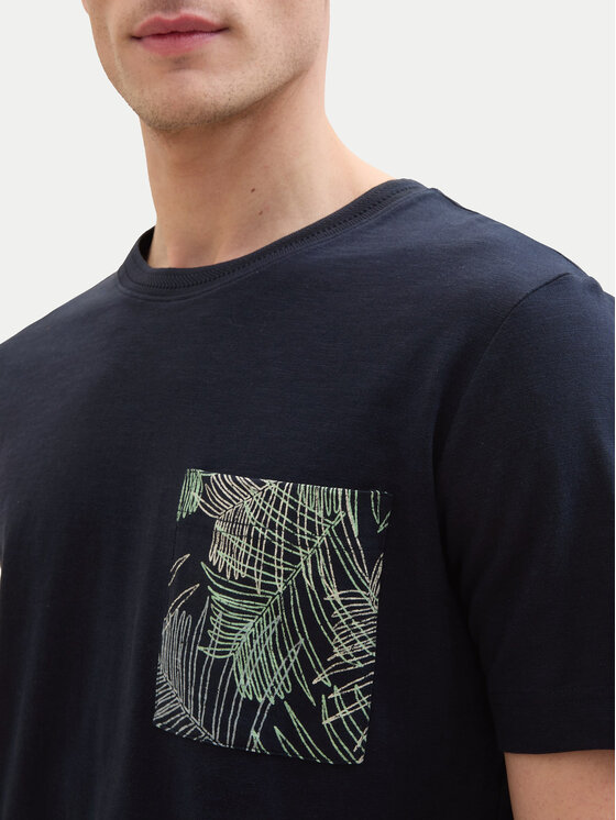 Tom Tailor Tom Tailor T-shirt 1040945 Tamnoplava Regular Fit