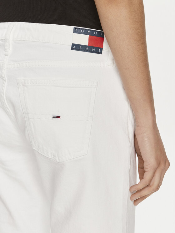 Tommy Jeans Tommy Jeans Blugi Sophie DW0DW17556 Alb Flare Fit
