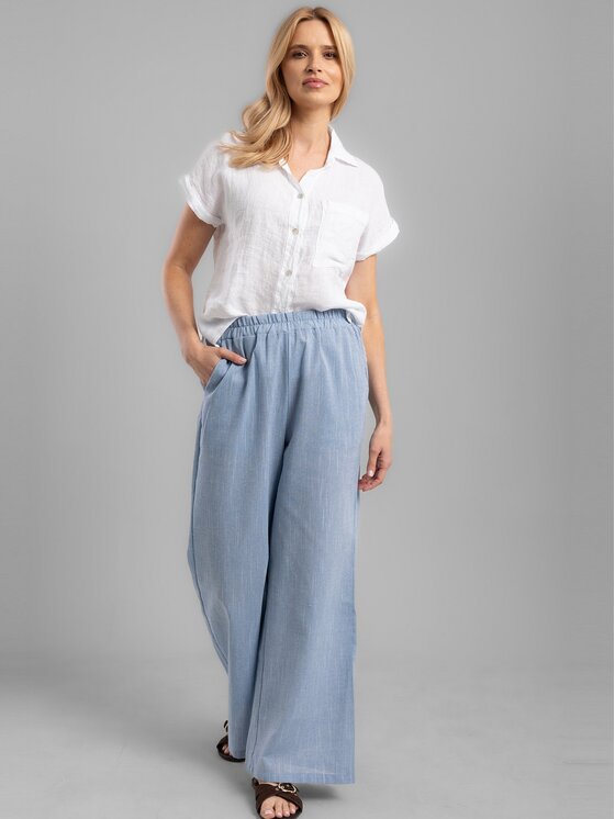 Perso Perso Bluzka CHCE255027F Biały Regular Fit
