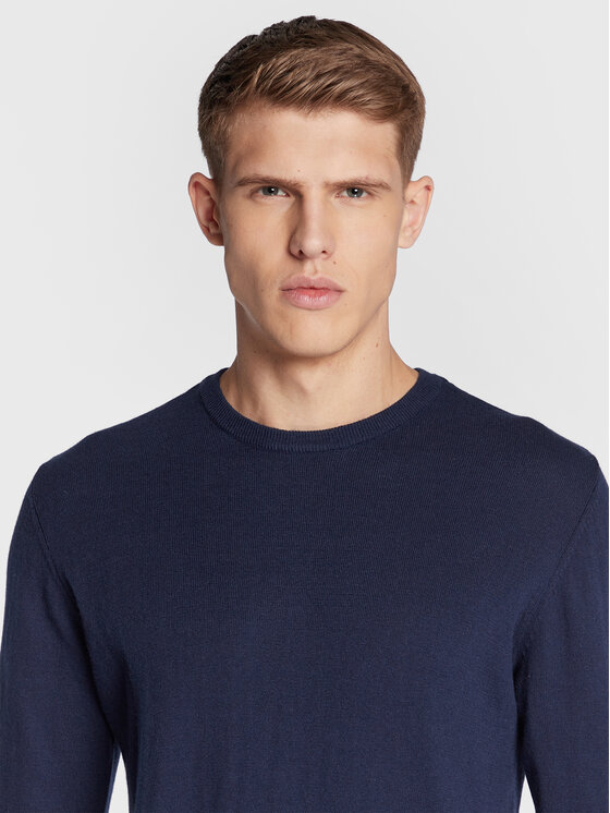 Wrangler Wrangler Maglione Crewneck W8A02P114 112132345 Blu scuro Regular Fit