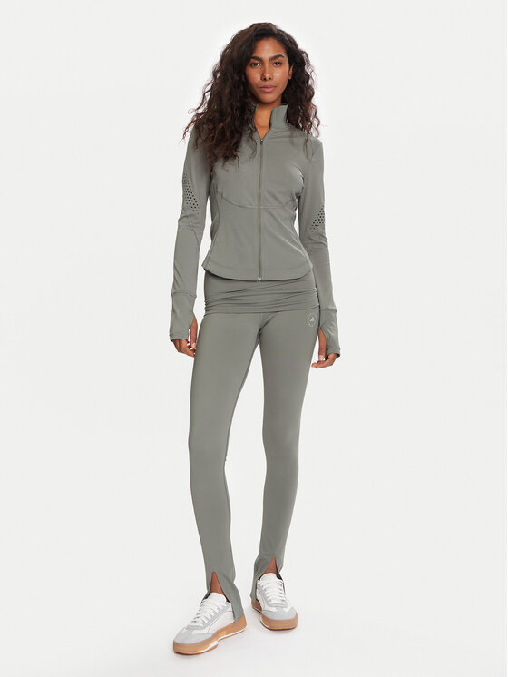 adidas by Stella McCartney adidas by Stella McCartney Legíny True Strength JW4538 Zelená Slim Fit