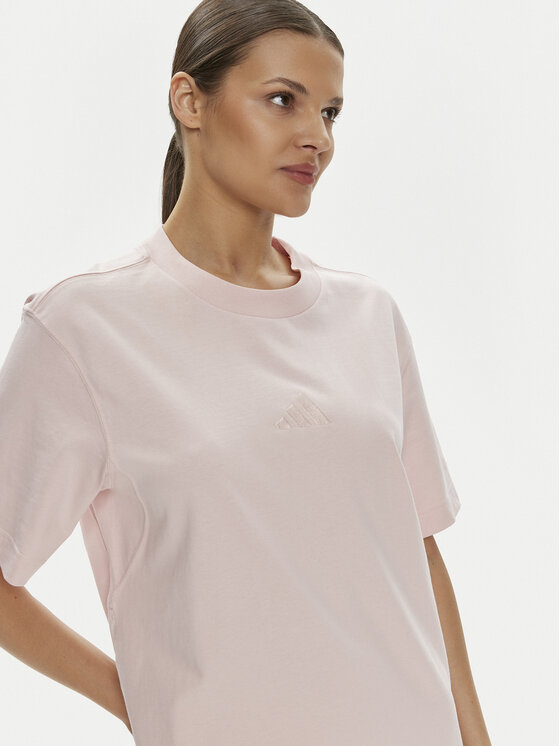 adidas adidas T-shirt ALL SZN IY6787 Ružičasta Loose Fit