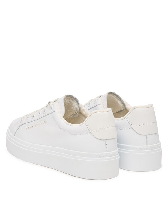 Tommy Hilfiger Tommy Hilfiger Laisvalaikio batai Chic Cupsole FW0FW09107 Balta